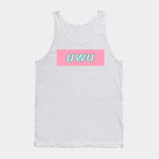 uwu Box Logo Tank Top